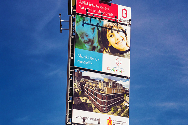 Print Advertenties langs de snelweg a27 breda